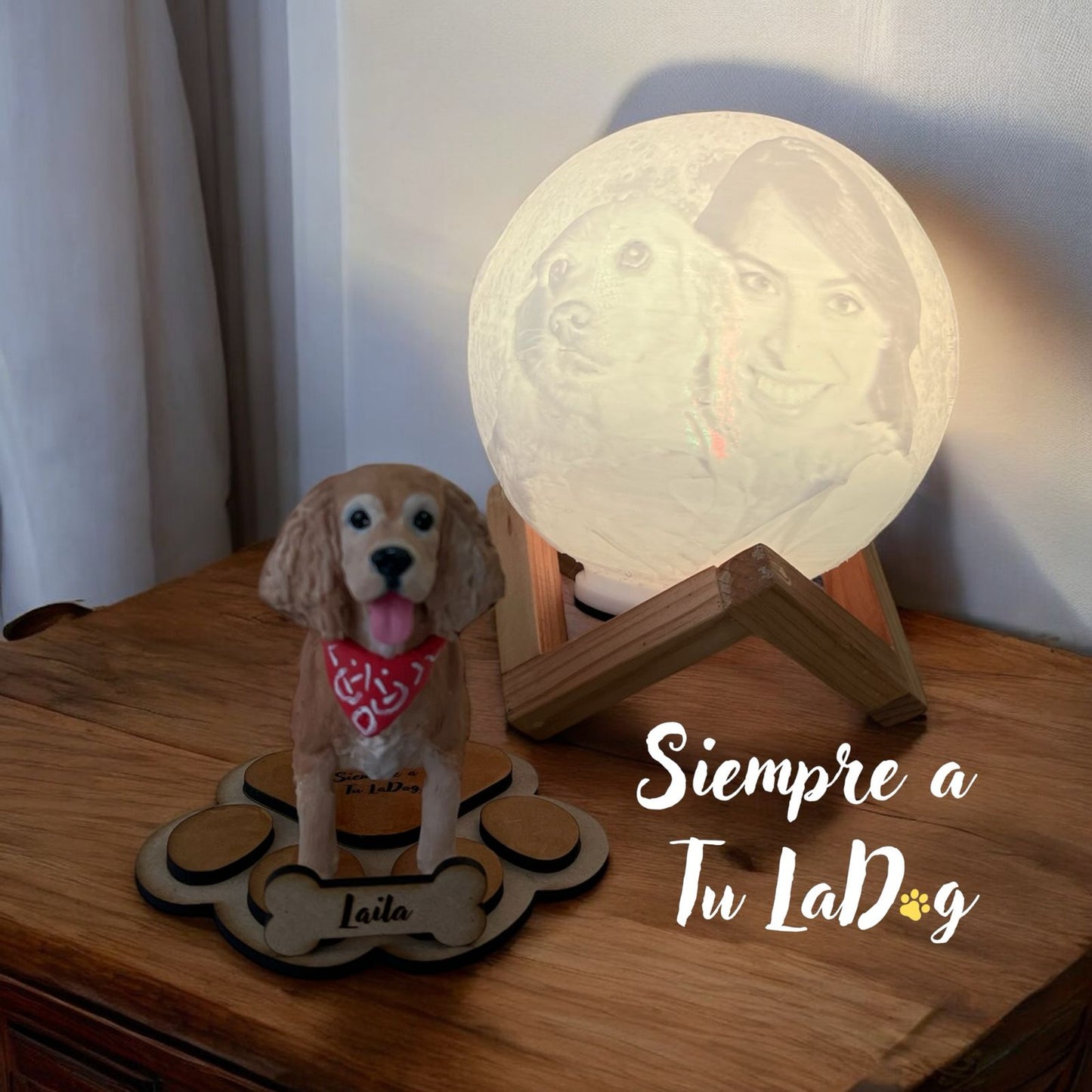 Réplica de Mascota - Mascota + Lampara